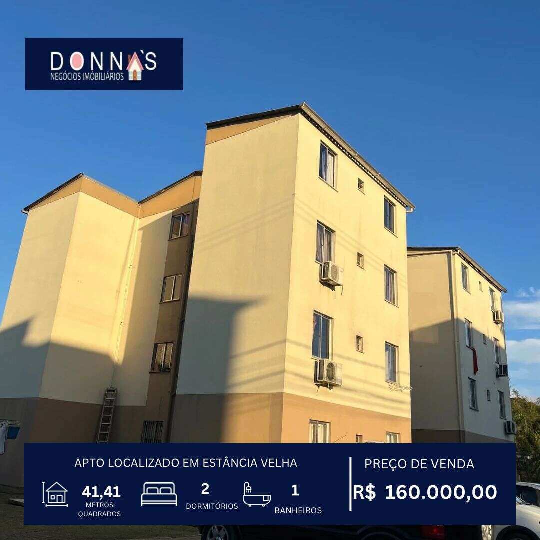 Apartamento à venda, no Altos da estancia,  em Estância Velha, Bela Vista, 41,41m²