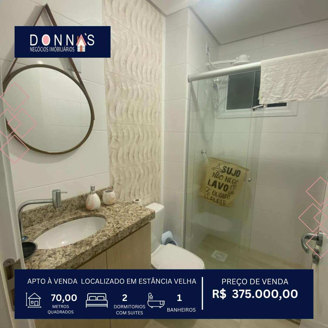 Apartamento à venda em Estância Velha, Centro, com 2 quartos, 70m²m²