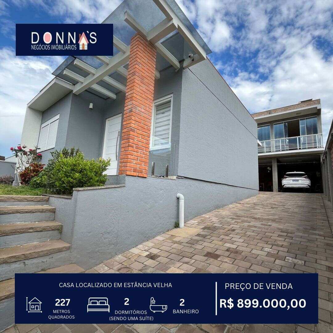 Casa à venda em Estância Velha, União, com 2 quartos, 227m²